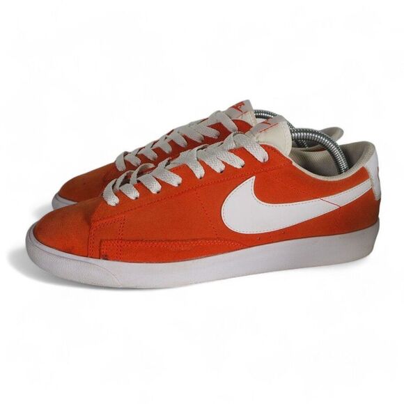 Nike Blazer Low 'Mantra Orange Suede' Casual Sneakers CZ4703-800 Men's 9 - Picture 2 of 11